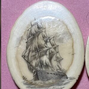 Scrimshaw Ship